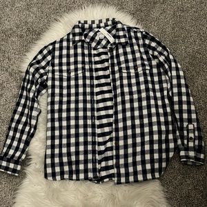 Jcrew blue plaid shacket